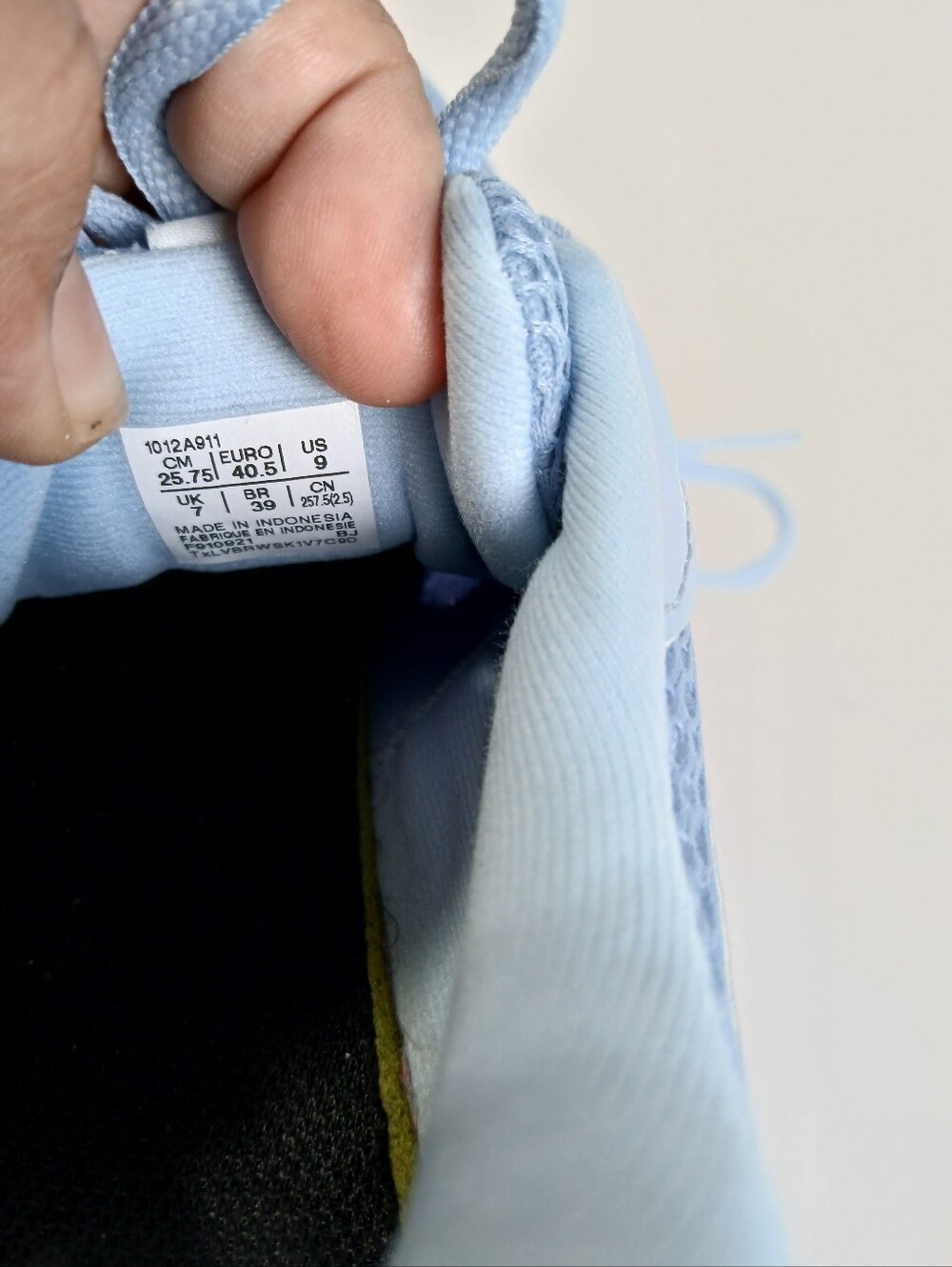Asics Light Blue Running Sneakers with Coral Accents - Picture 11 of 11